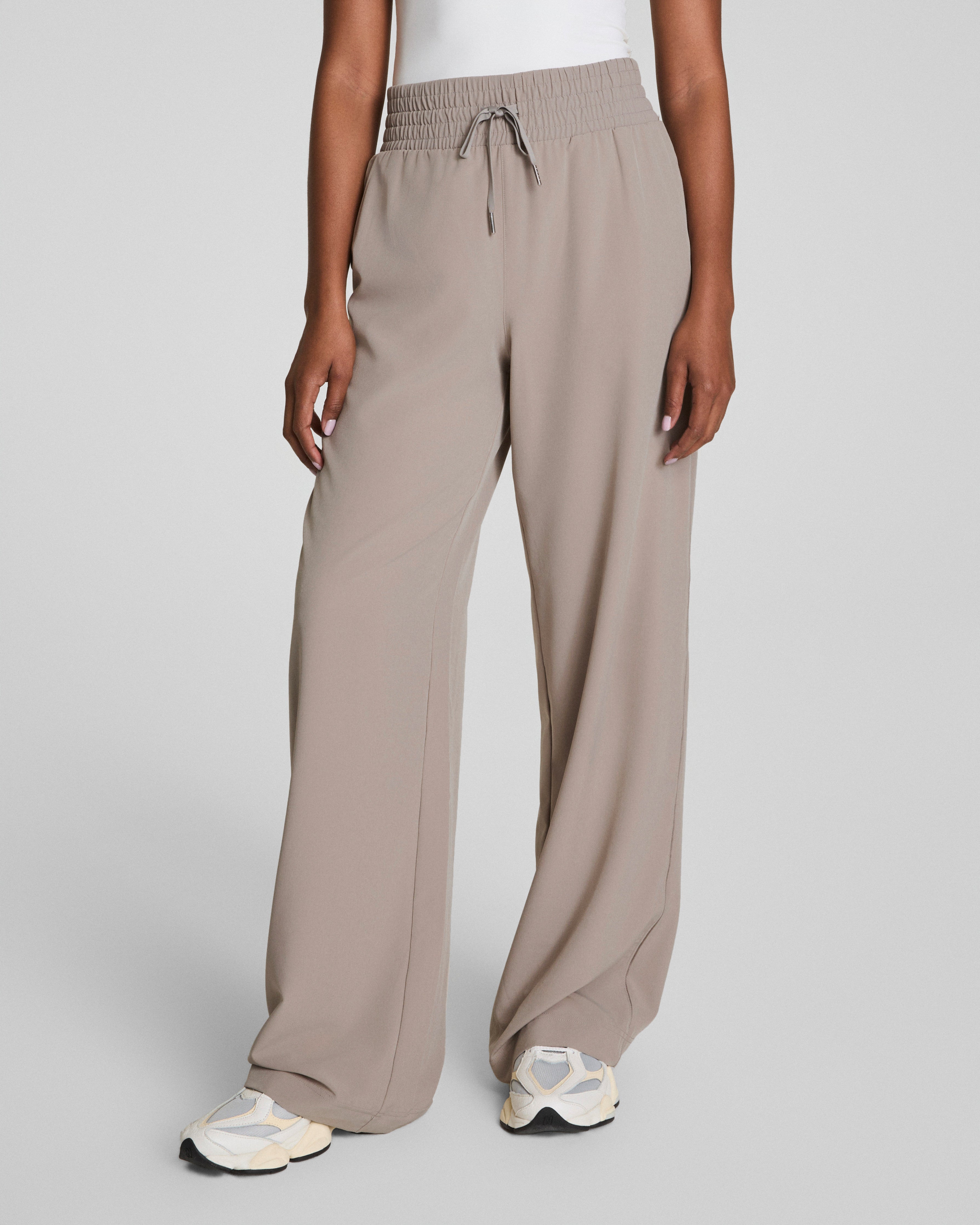SPANXsmooth™ On the Move Wide Leg Pant | Stone Grey