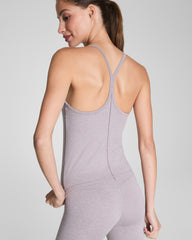 SPANXsupersmooth™ SoftStretch Rib V-Neck Shelf Tank | Coastal Fog / Light Coastal Fog