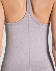 SPANXsupersmooth™ SoftStretch Rib V-Neck Shelf Tank | Coastal Fog / Light Coastal Fog