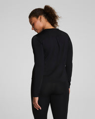 SPANX® Activate Long Sleeve Top | Very Black