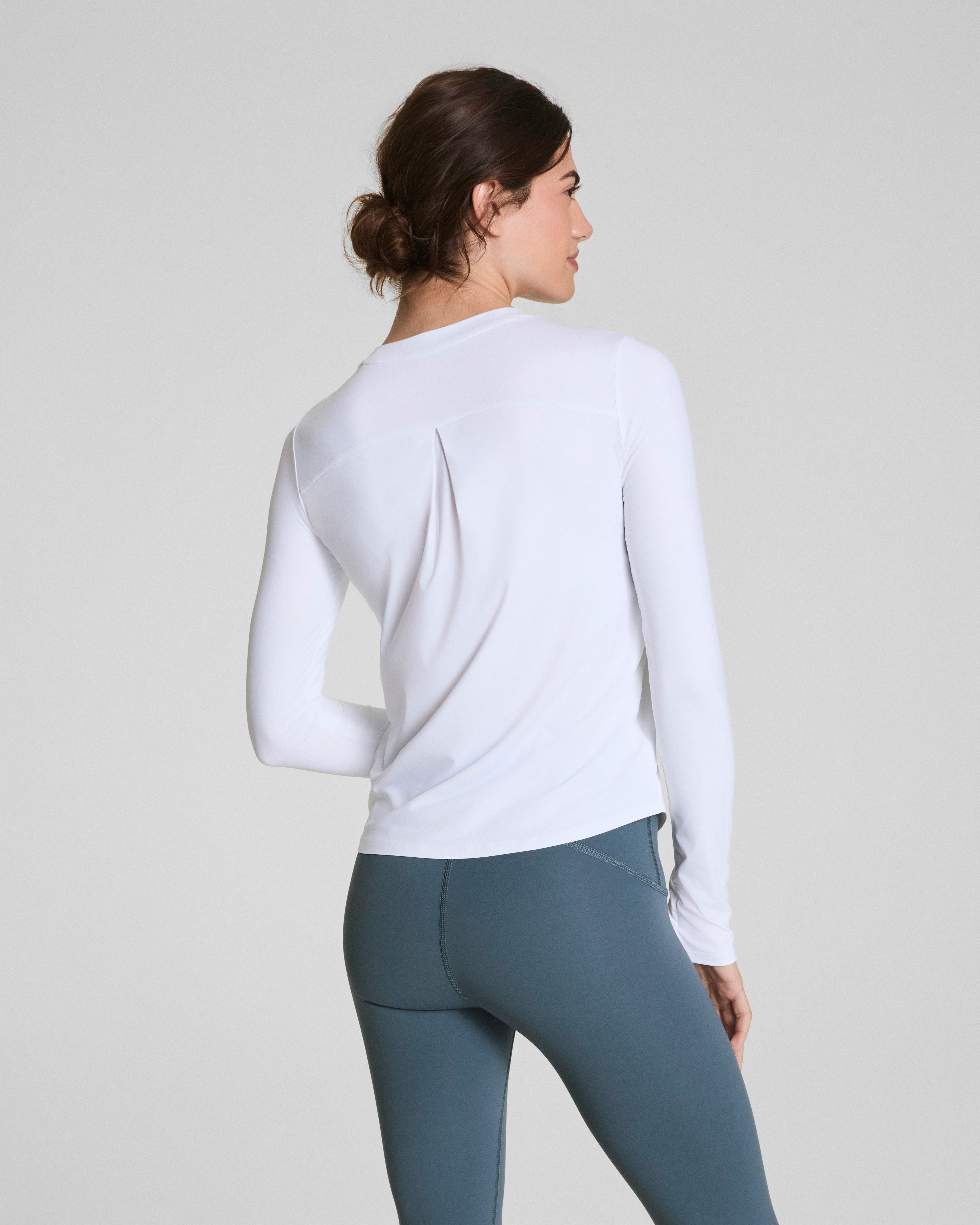SPANX® Activate Long Sleeve Top | Vivid White