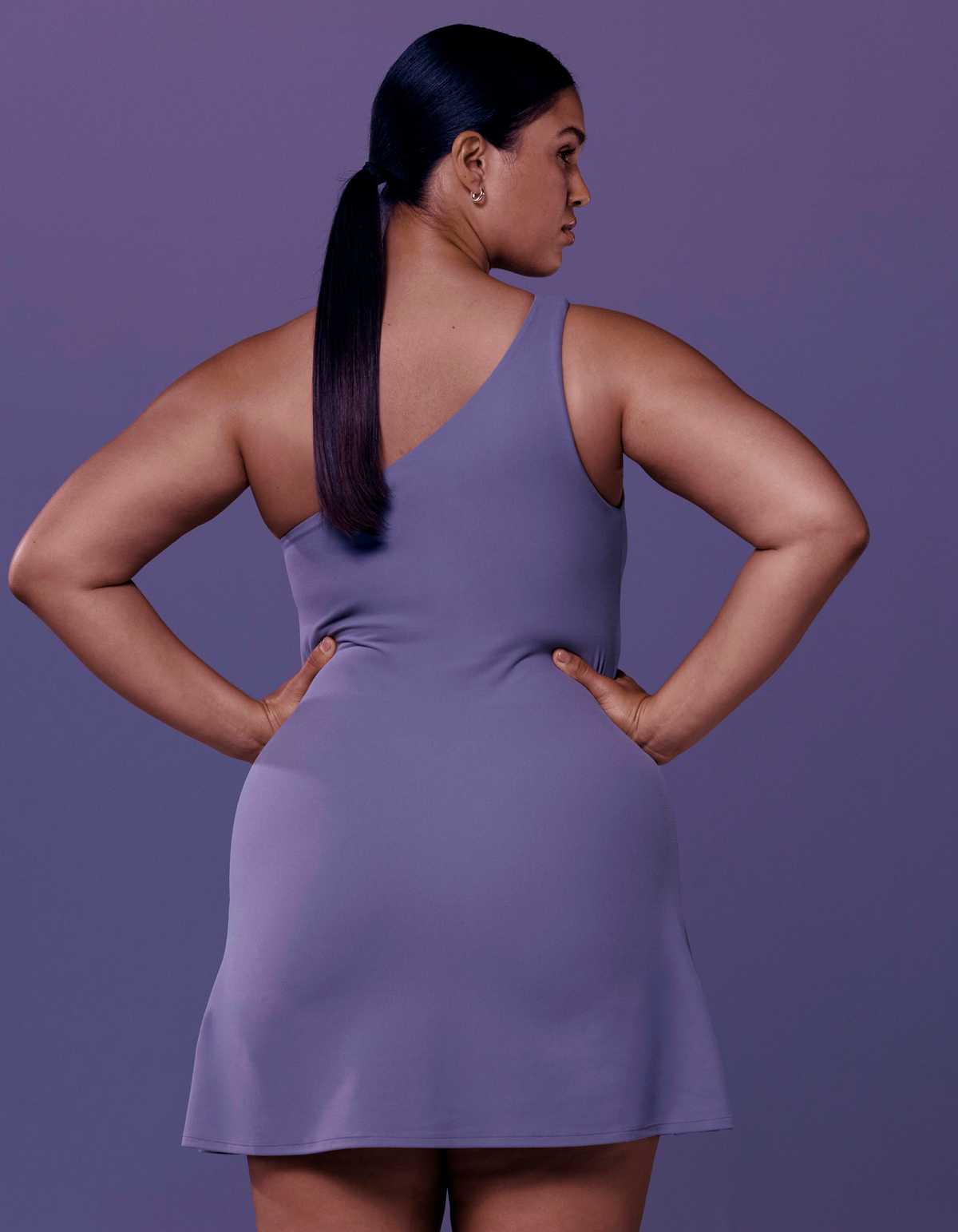 SPANXsmooth™ OnForm Asymmetrical Dress | Orchid Ash