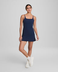SPANXshape™ Get Moving Rib Tank Dress | Timeless Navy