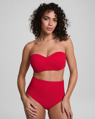 SPANXshape™ Swim Convertible Pique Bandeau Bikini Top | Spanx Red