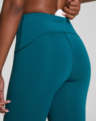 SPANXshape™ Booty Boost® 7/8 Leggings with SecretSweat Tech | Light Emerald Bay