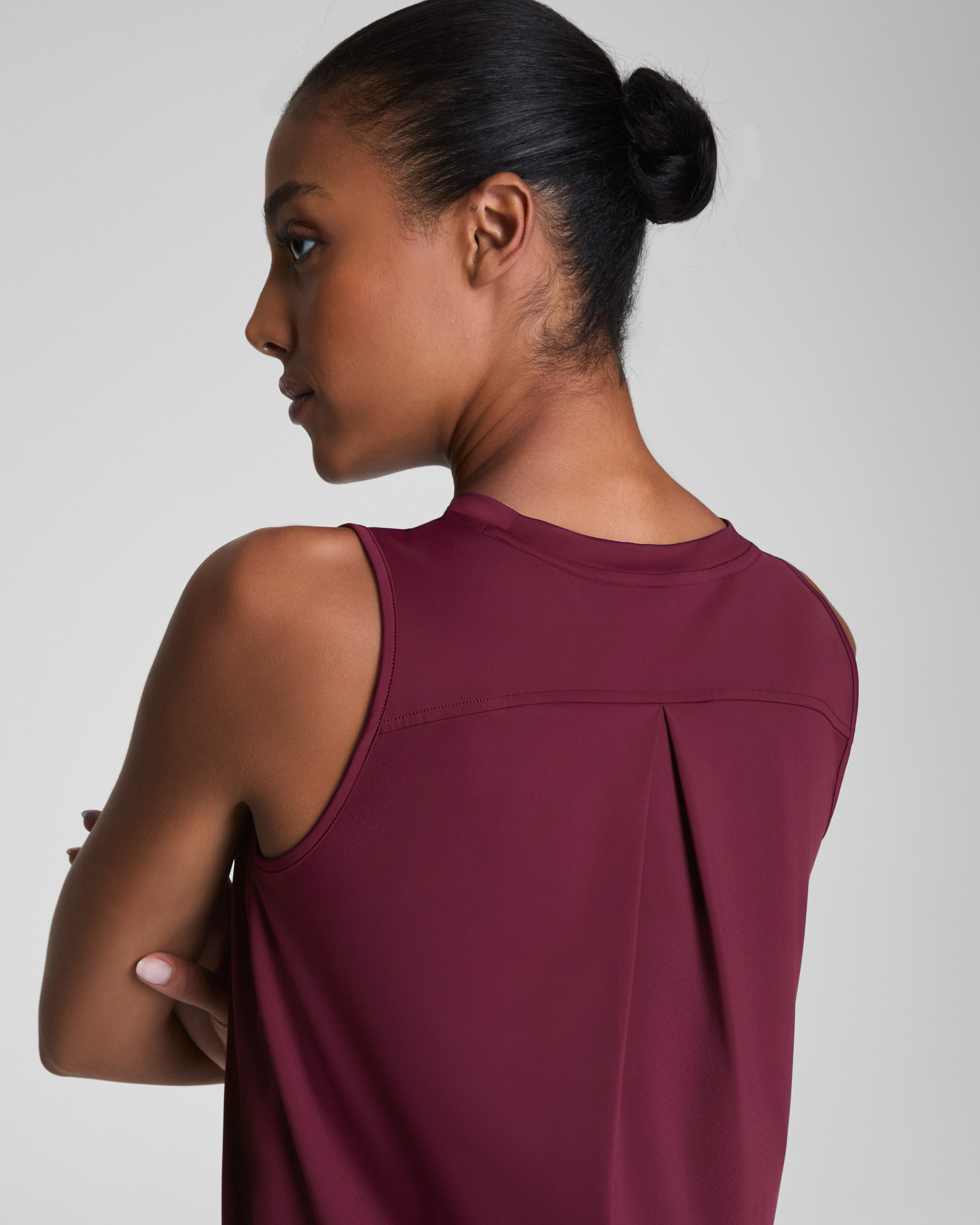 SPANX® Activate High Neck Tank | Plum Berry