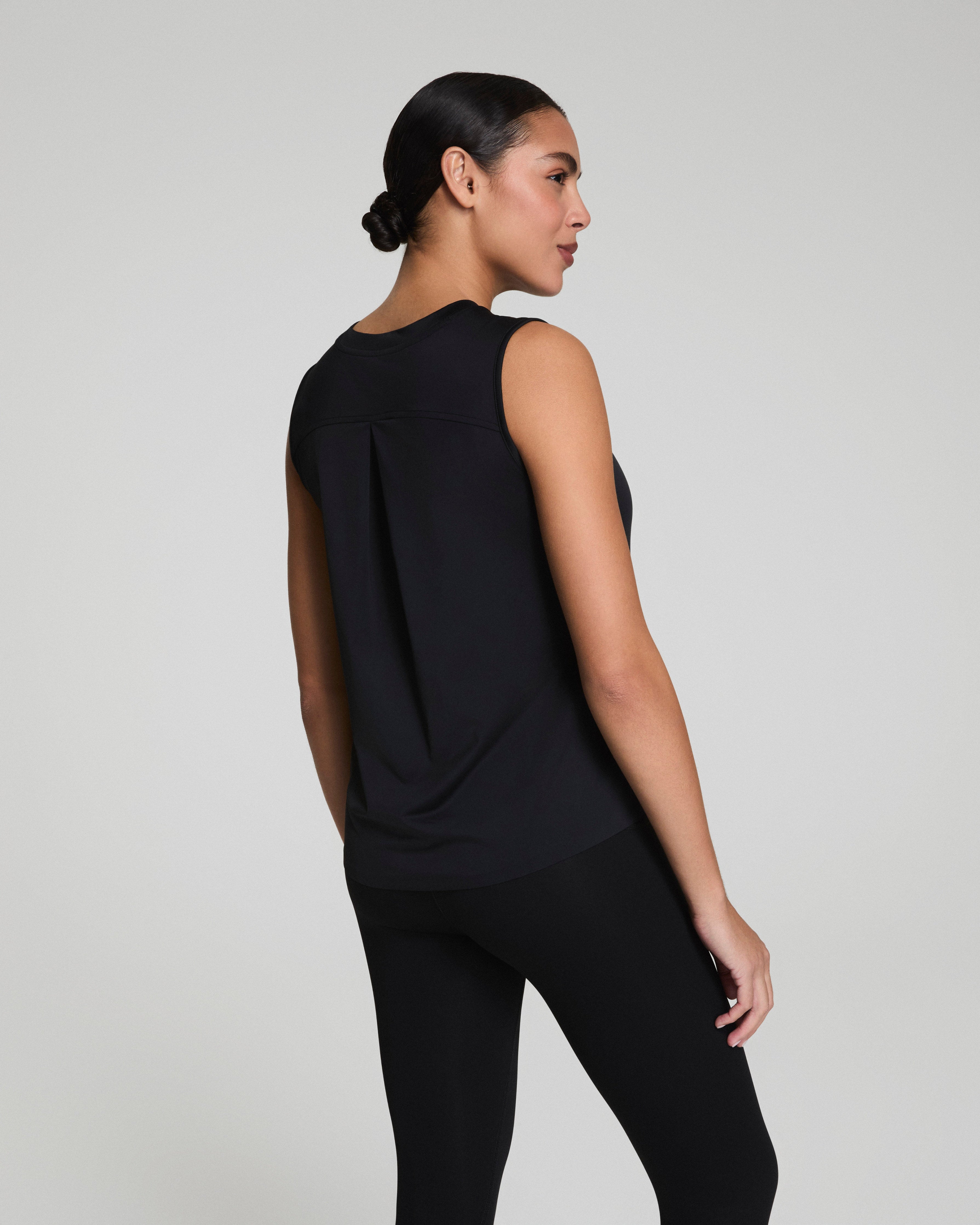 SPANX® Activate High Neck Tank | Very Black