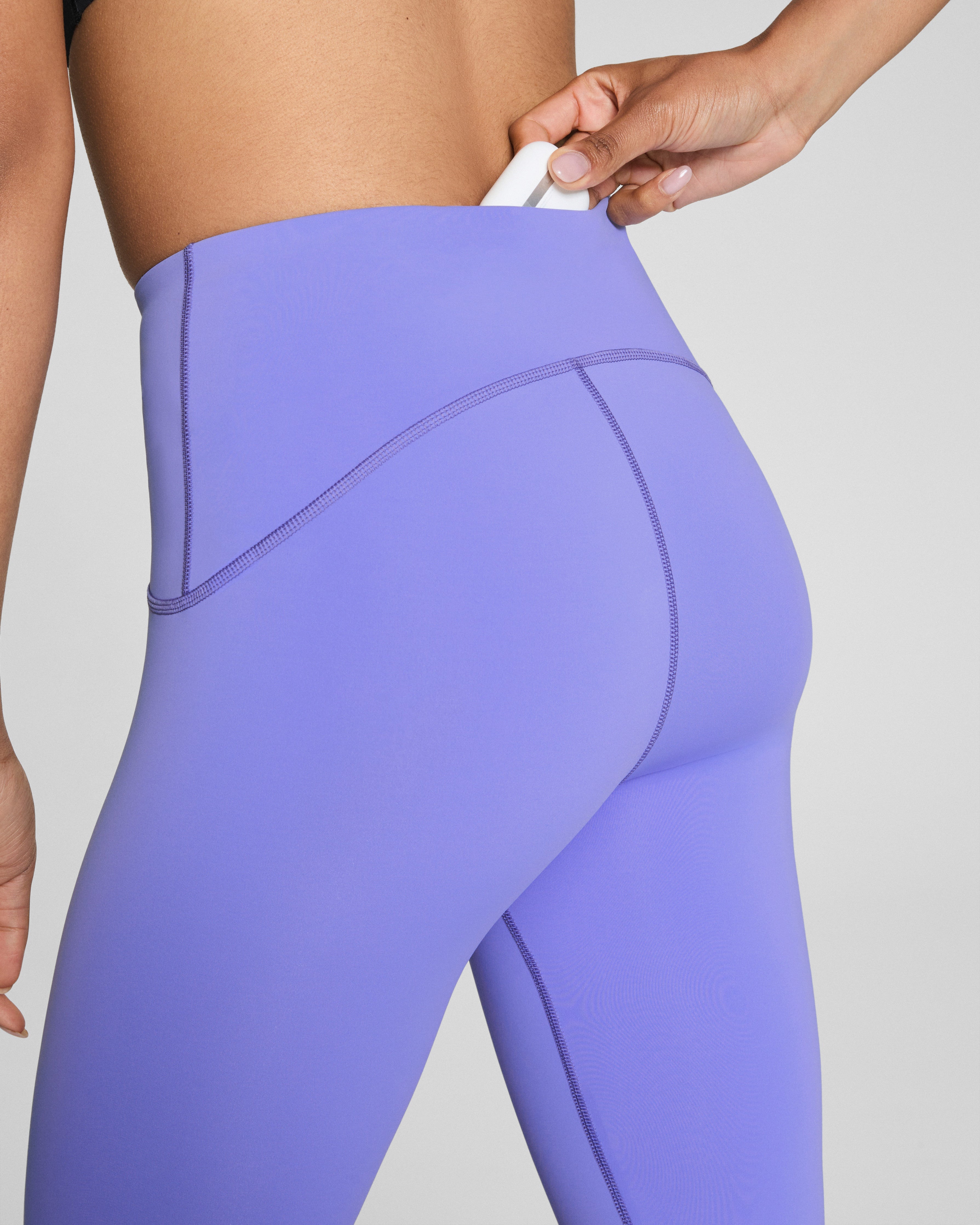 SPANXshape™ Booty Boost® Full-Length Leggings with SecretSweat Tech | Light Amethyst