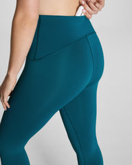 SPANXshape™ Booty Boost® Full-Length Leggings with SecretSweat Tech | Light Emerald Bay