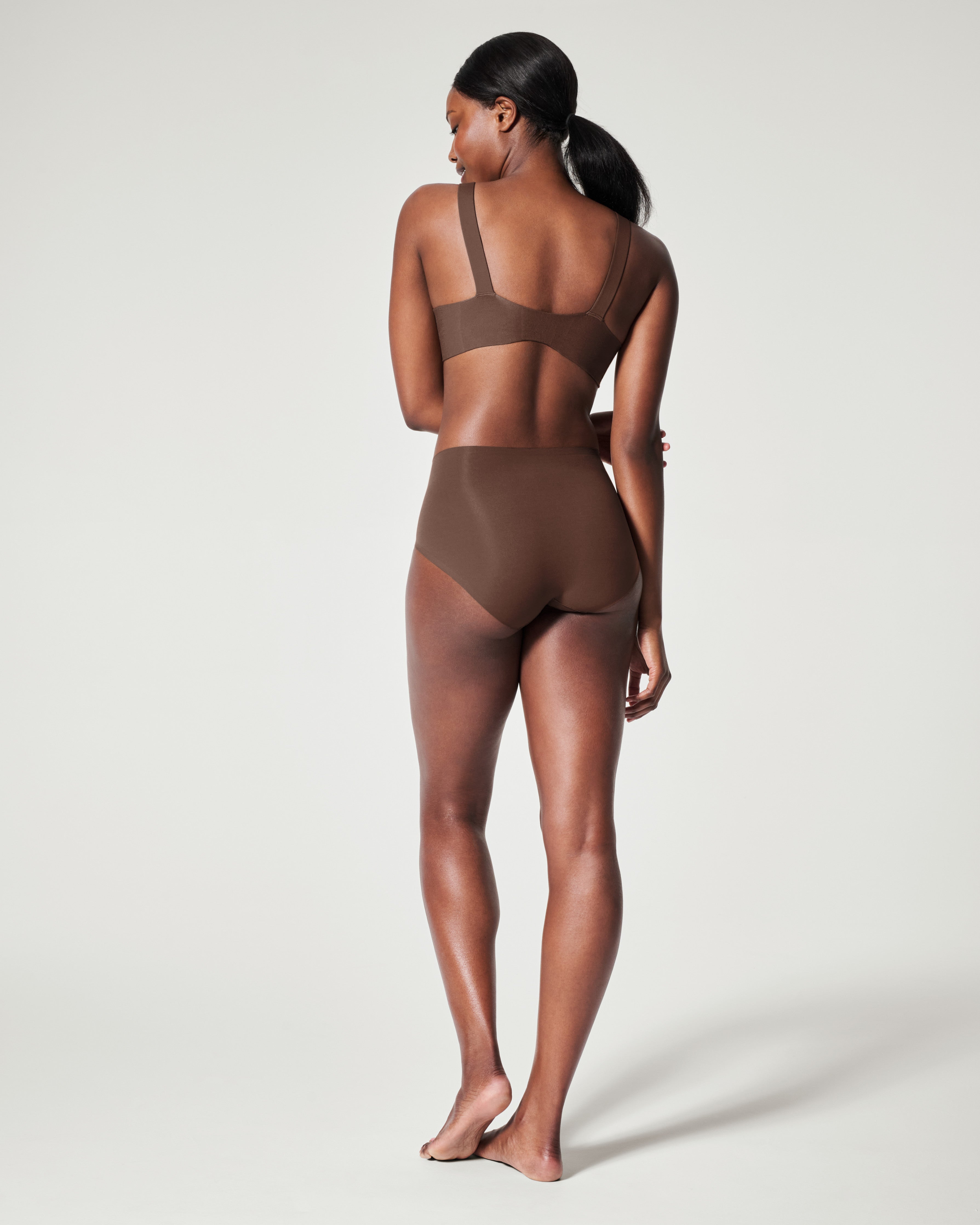 SPANXsmooth™ Fit-To-You Brief 3-Pack Box | Chestnut Brown