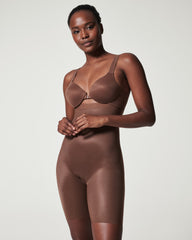 SPANXshape™ Invisible High-Waisted Mid-Thigh Short | Chestnut Brown