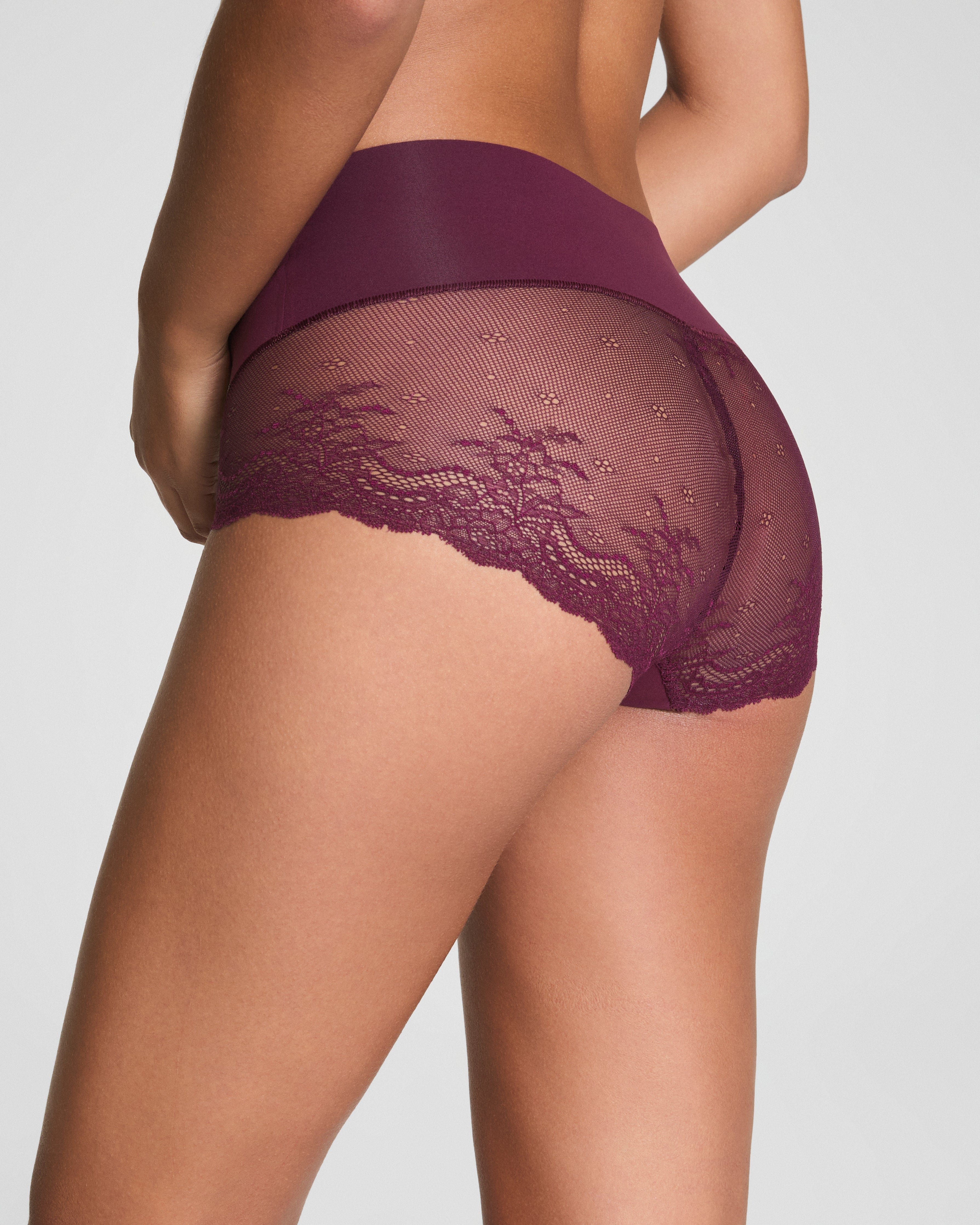 SPANXsupersmooth™ Undie-tectable® Lace Hi-Hipster | Plum Berry