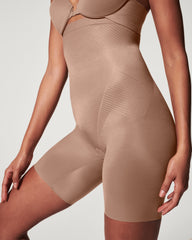 SPANXshape™ Invisible High-Waisted Mid-Thigh Short | Cafe Au Lait