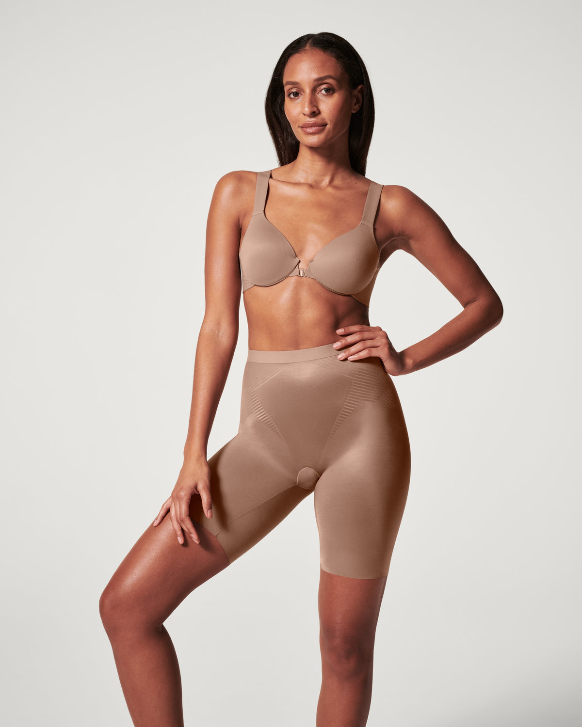 SPANXshape™ Invisible Mid-Thigh Short | Cafe Au Lait